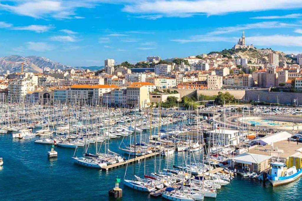 T2 47M2 Avec Terrasse - Proche Gare Marseille Apartment ภายนอก รูปภาพ